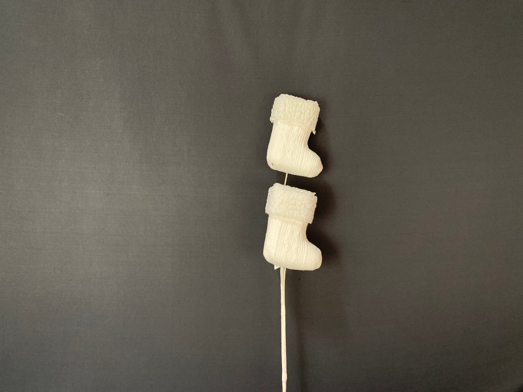 NAVIDAD VARA BOTA BLANCA