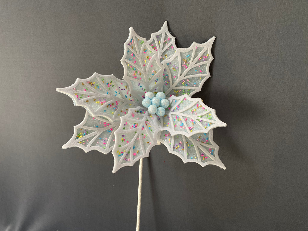 NAVIDAD NOCHE BUENA CONFETI AZUL