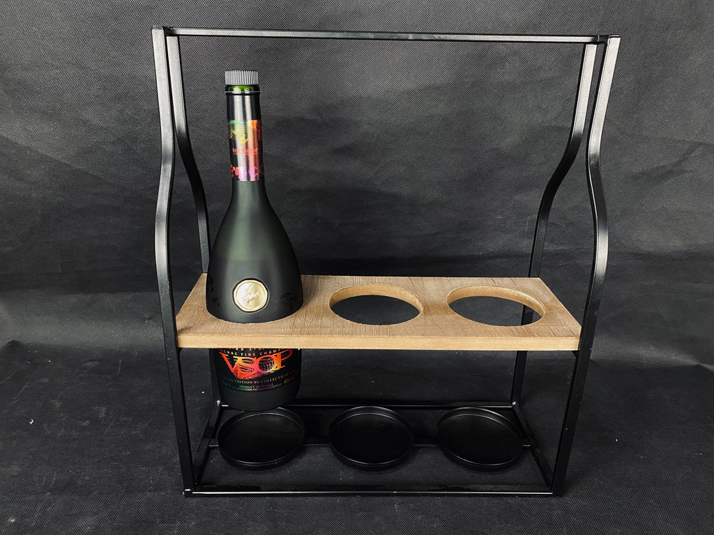 SOPORTE PARA VINO DE GRANJA DE METAL