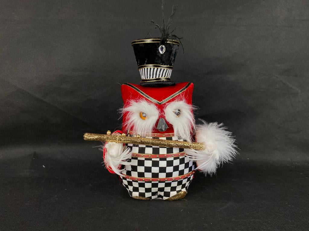 NAVIDAD ESFERA BUHO ESCOCES