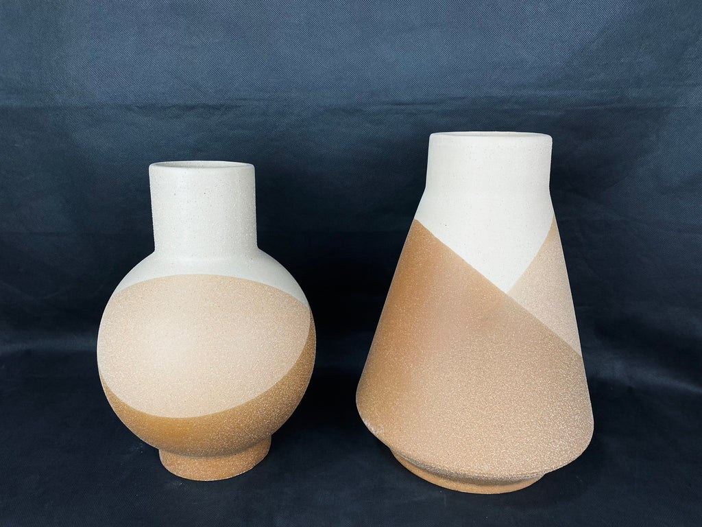 Set florero cerámica