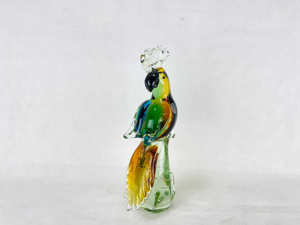 Figura  cristal ave guacamaya