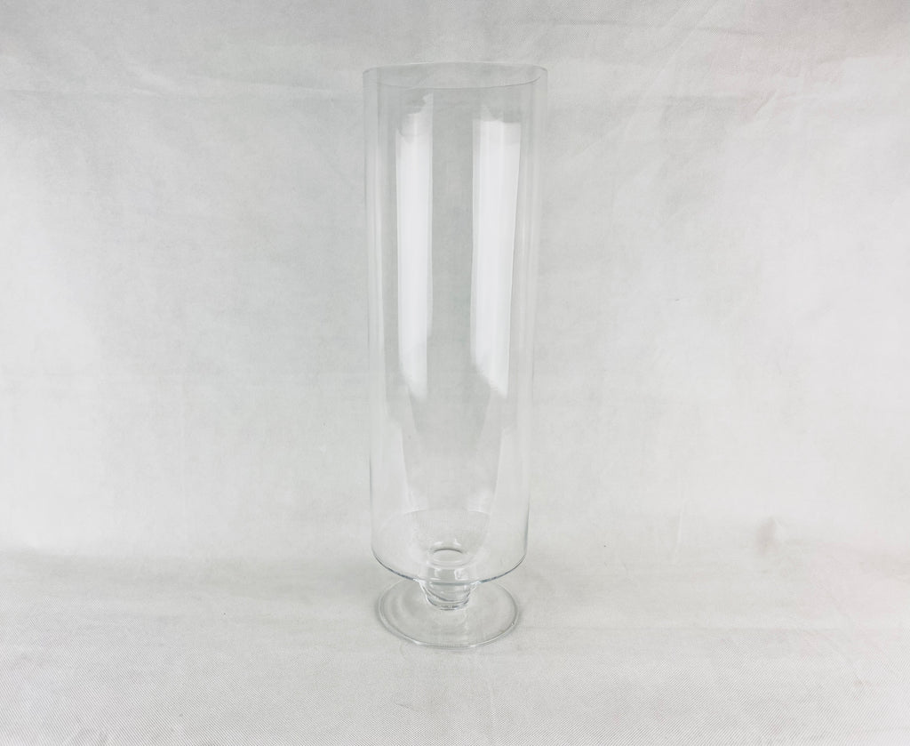 Florero alto con base tipo copa