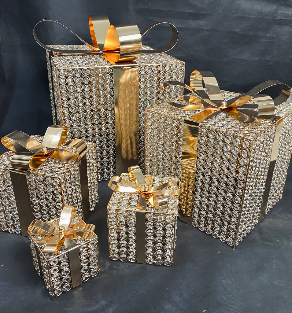 NAVIDAD Cajas de regalo (cristal)