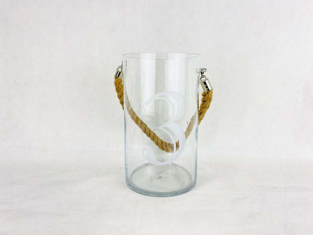 Base c/ aza de yute gde. No. 3